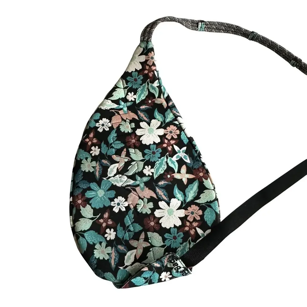 Kavu Original Rope Bag New Blossom Floral Sling Pack Canvas Backpack